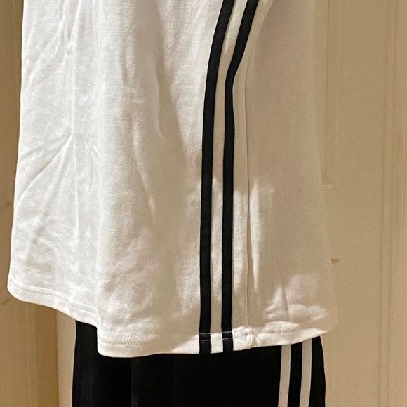 G. W. Sport Activewear/ 2Piece Black/White Set ~ Size XL - Picture 2 of 4